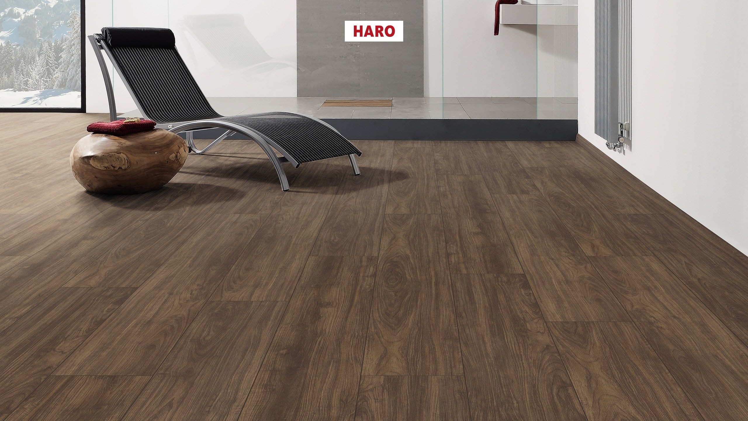 DISANO by HARO ClassicAqua Plank 1-Strip XL 4V Walnut* textured Top Connect