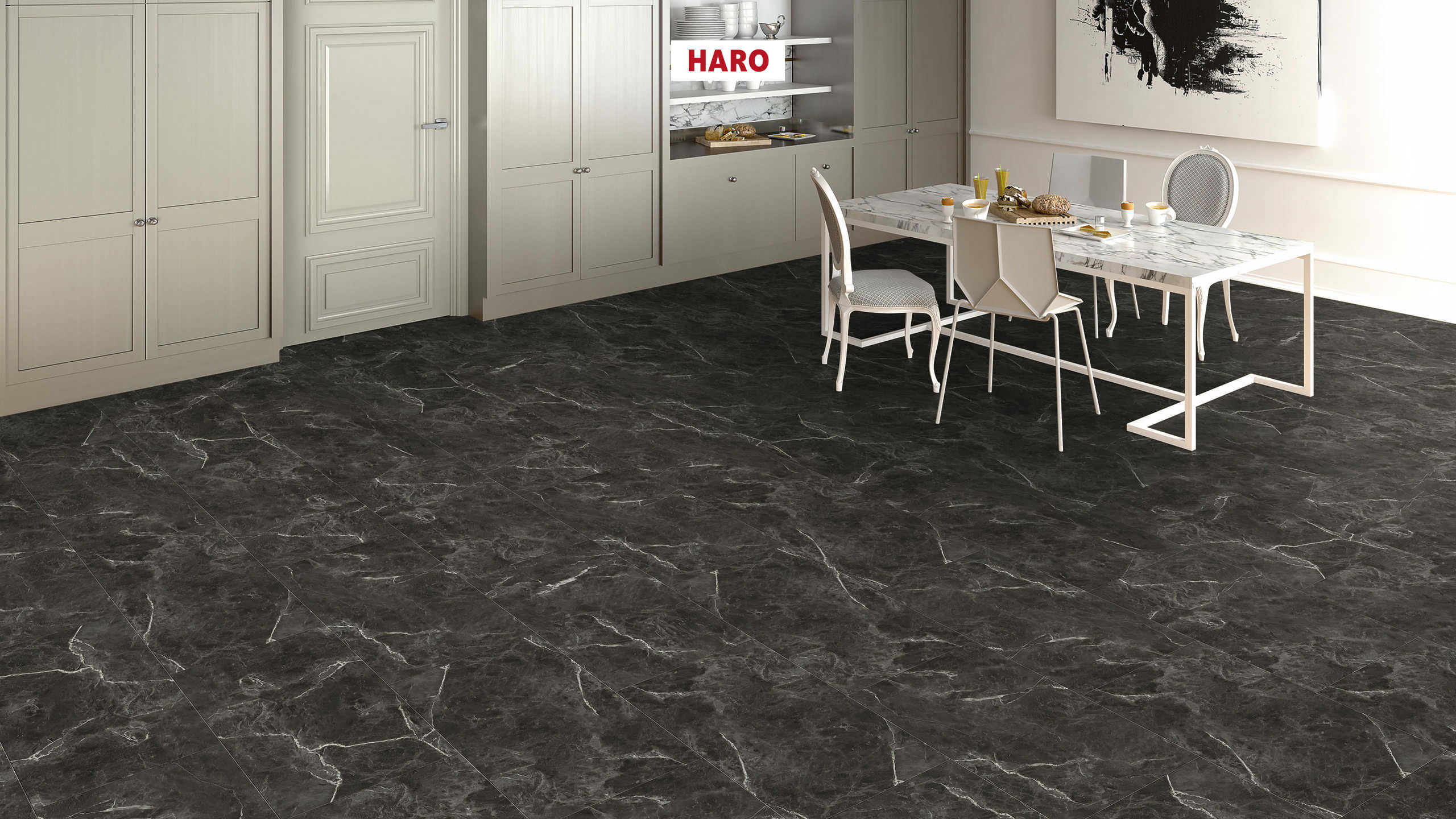 DISANO by HARO ClassicAqua Piazza 4V Marble Anthrazit* stone texture Top Connect