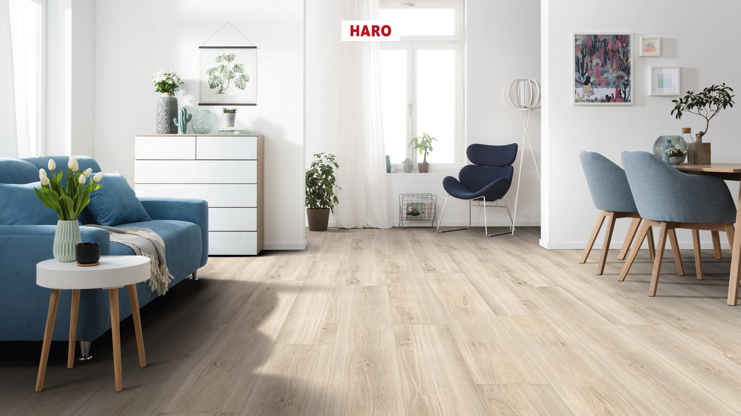 DISANO by HARO ClassicAqua Plank 1-Strip XL 4V Crystal Oak* textured Top Connect