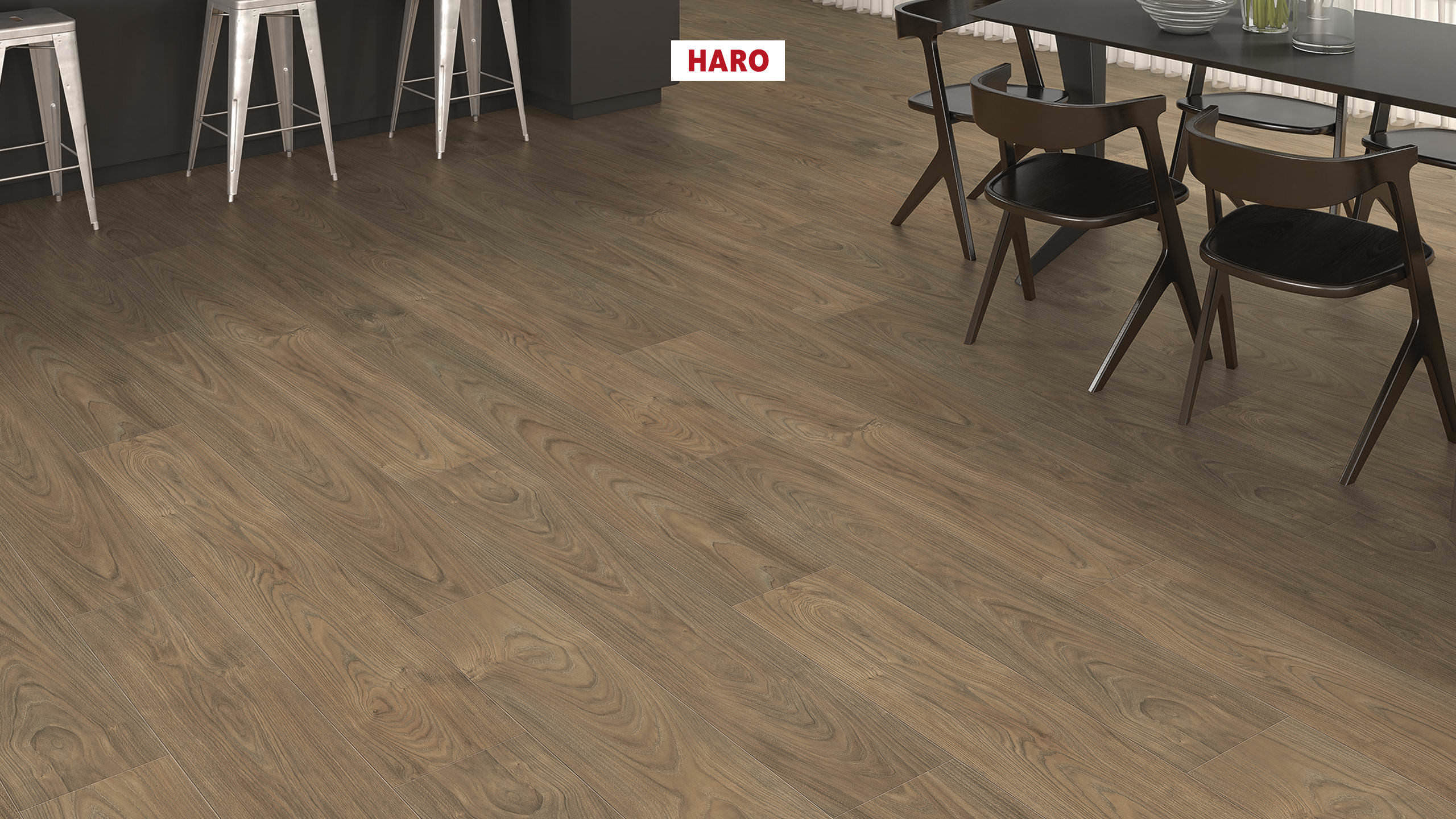 HARO Laminate Floor TRITTY 200 Aqua Plank 1-Strip 4V Elm Vario* authentic soft Top Connect