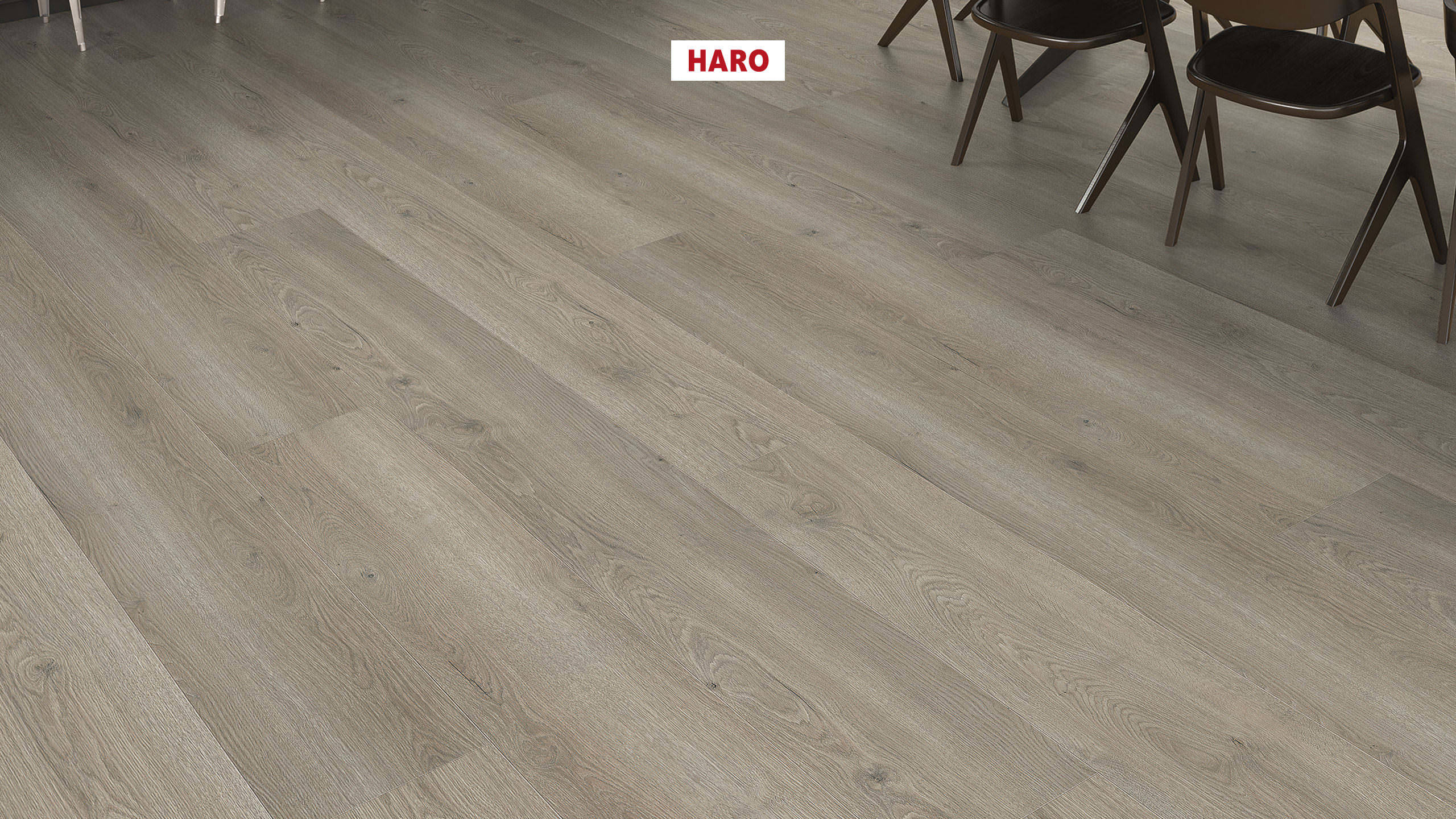 HARO Laminate Floor TRITTY 200 Aqua Gran Via 4V Oak Flavia Grey* authentic Silent CT Top Connect