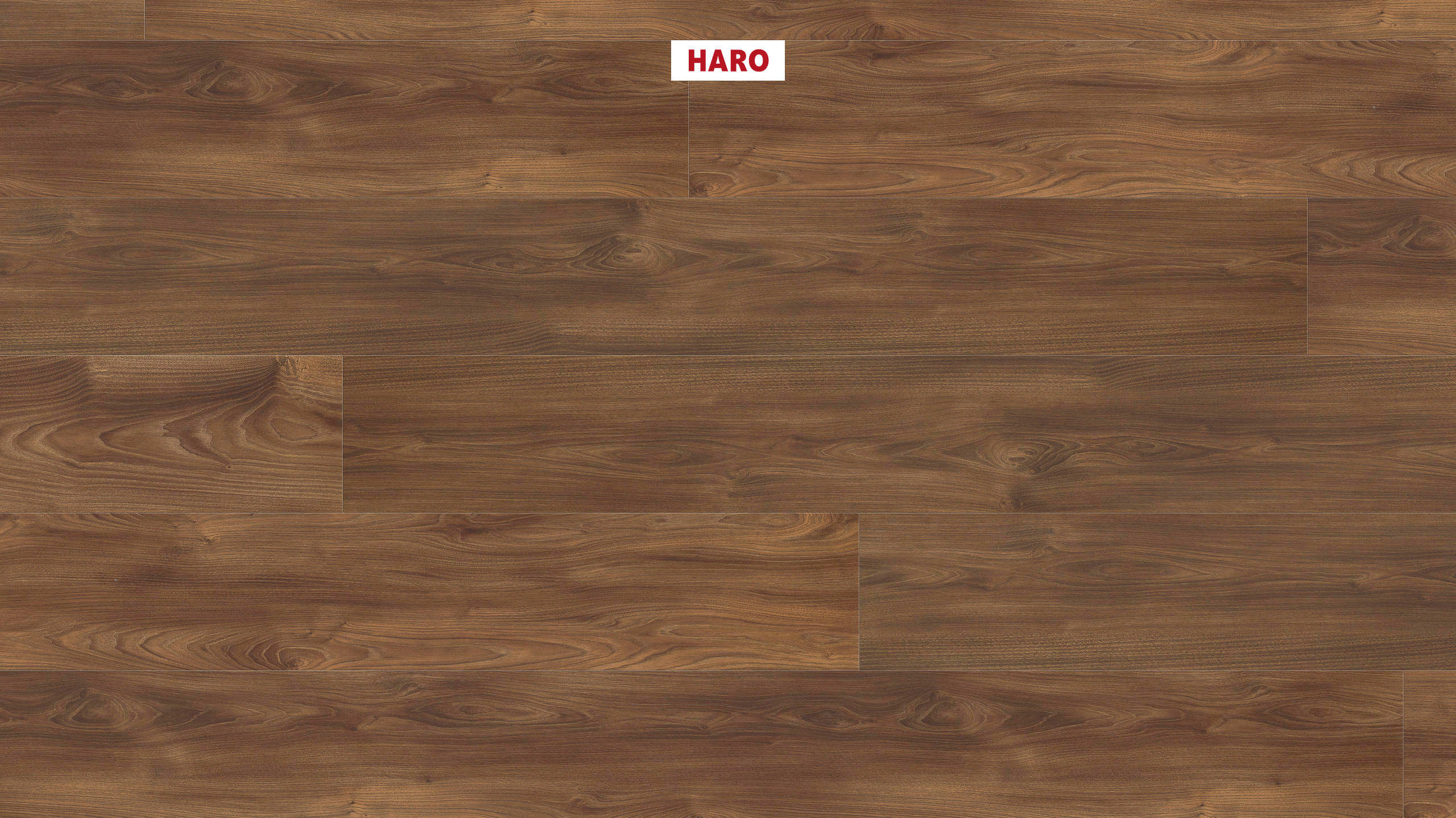 HARO Laminate Floor TRITTY 200 Aqua Gran Via 4V Walnut Vario* authentic soft Silent Pro Top Connect
