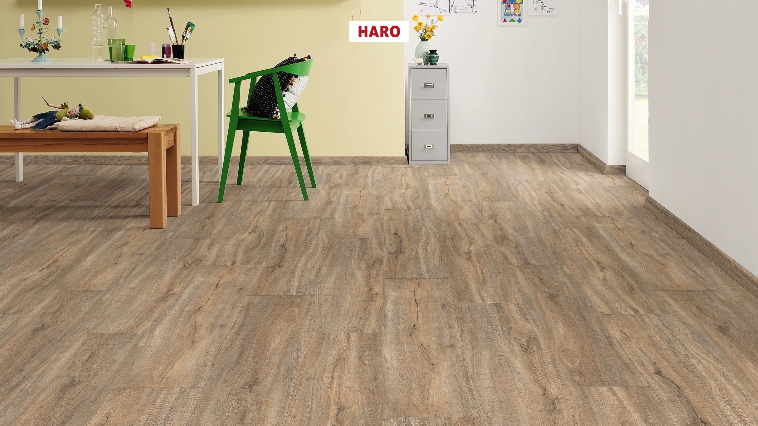 DISANO by HARO Project Plank 1-Strip 4VM Holm Oak Creme* textured