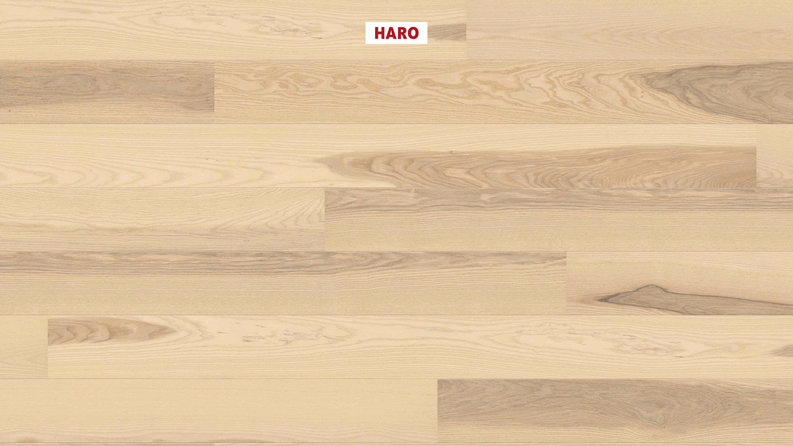 HARO PARQUET 13,5 mm Plank 1-Strip 2V Ash Nürnberg brushed permaDur Top Connect