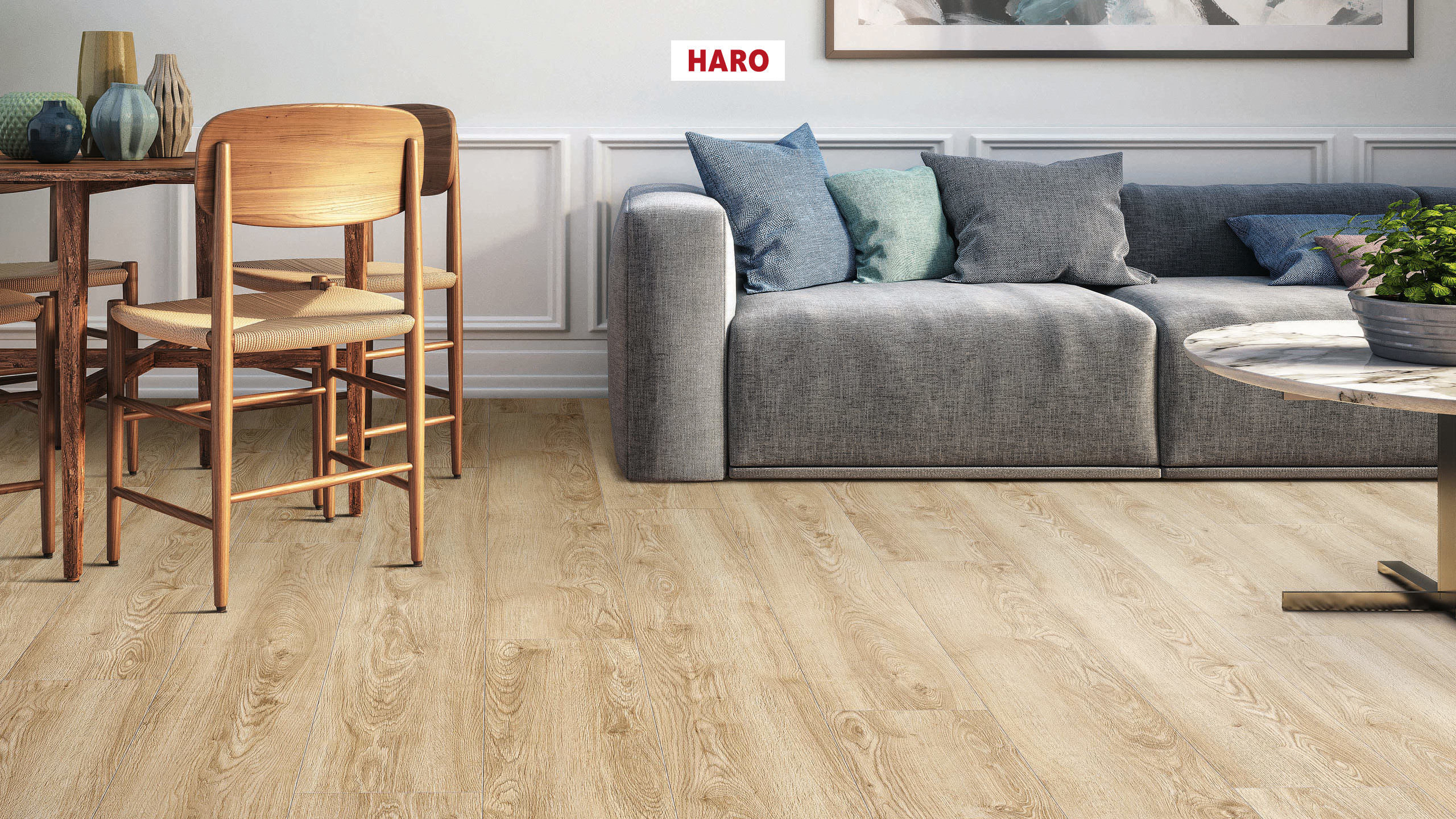 HARO Design Floor DISANO WaveAqua Plank 1-Strip XL 4V Oak Erfurt* authentic Top Connect