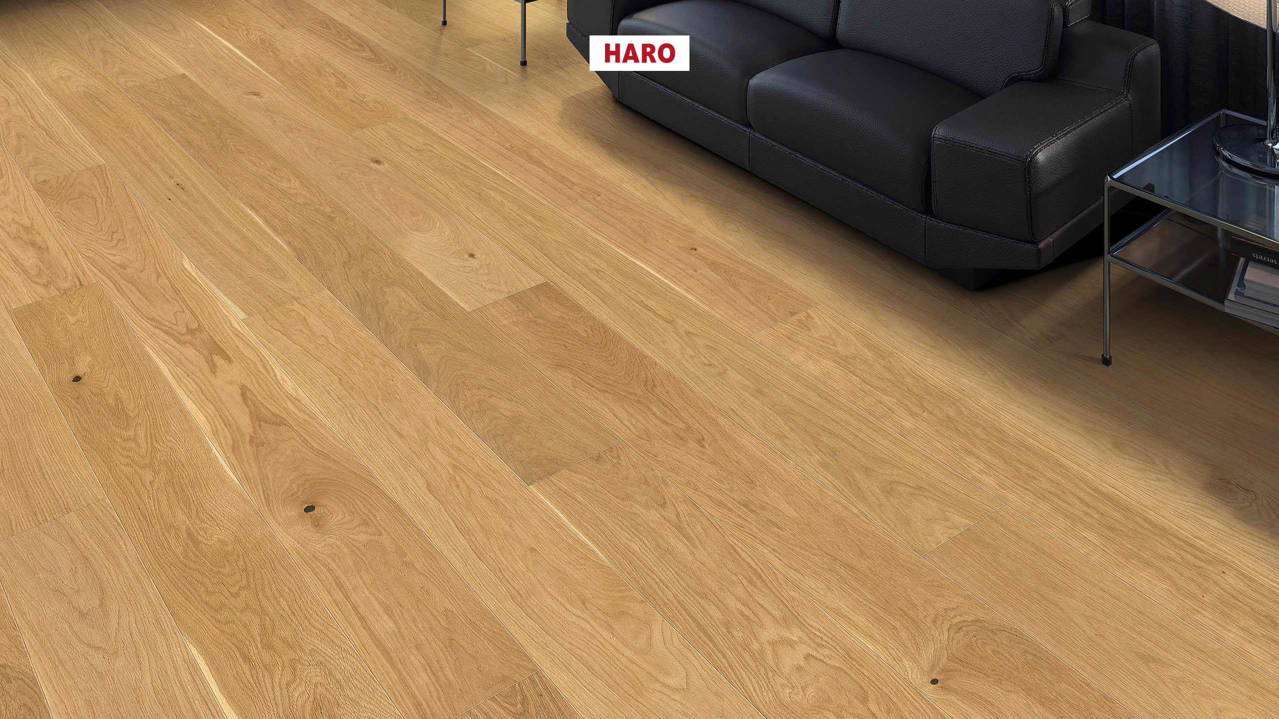 HARO PARQUET 4000 Plank 1-Strip 180 4V Oak Country brushed naturaDur Top Connect