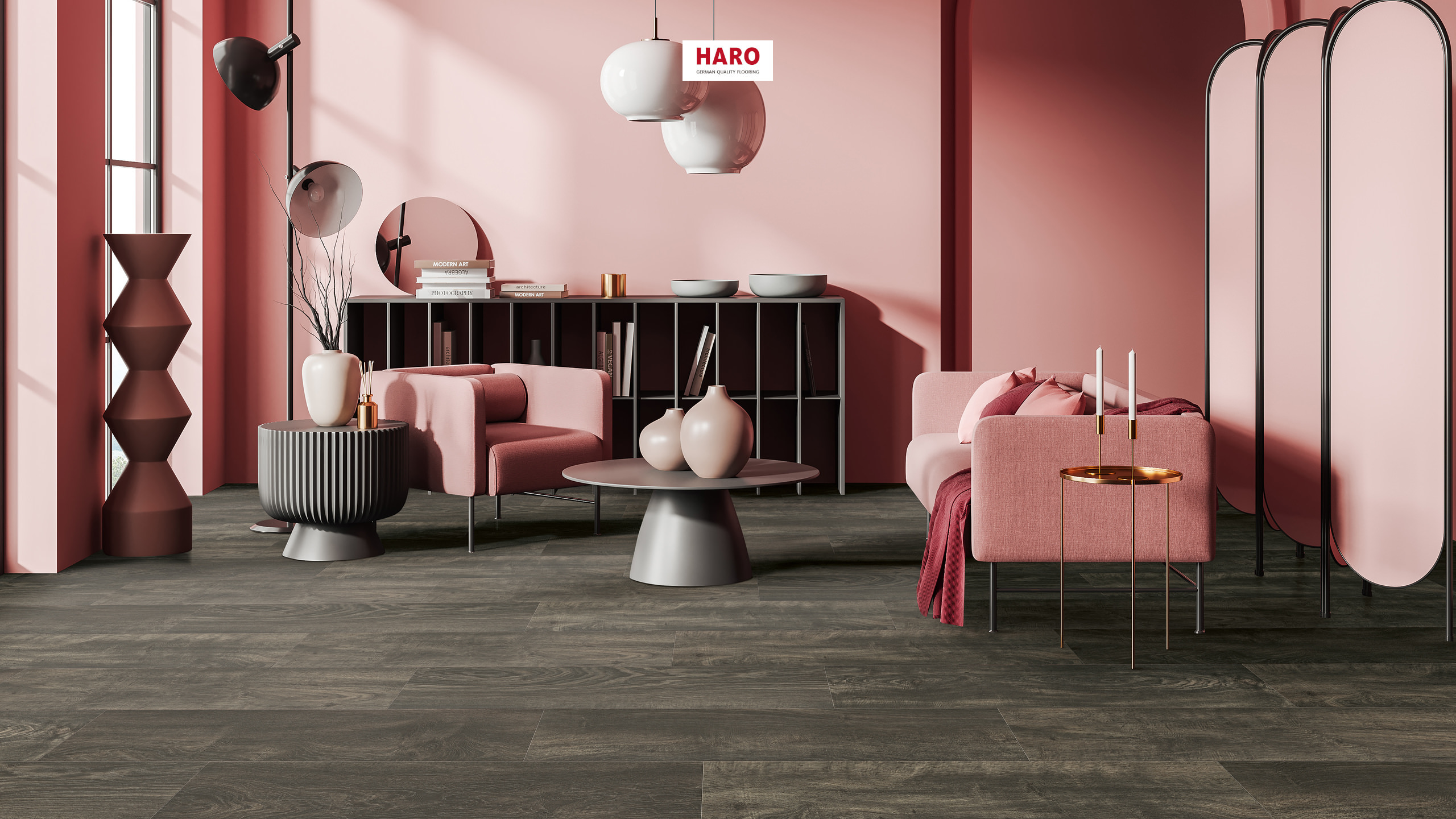 DISANO by HARO WaveAqua Plank 1-Strip 4V Oak Whistler basalt* authentic Top Connect