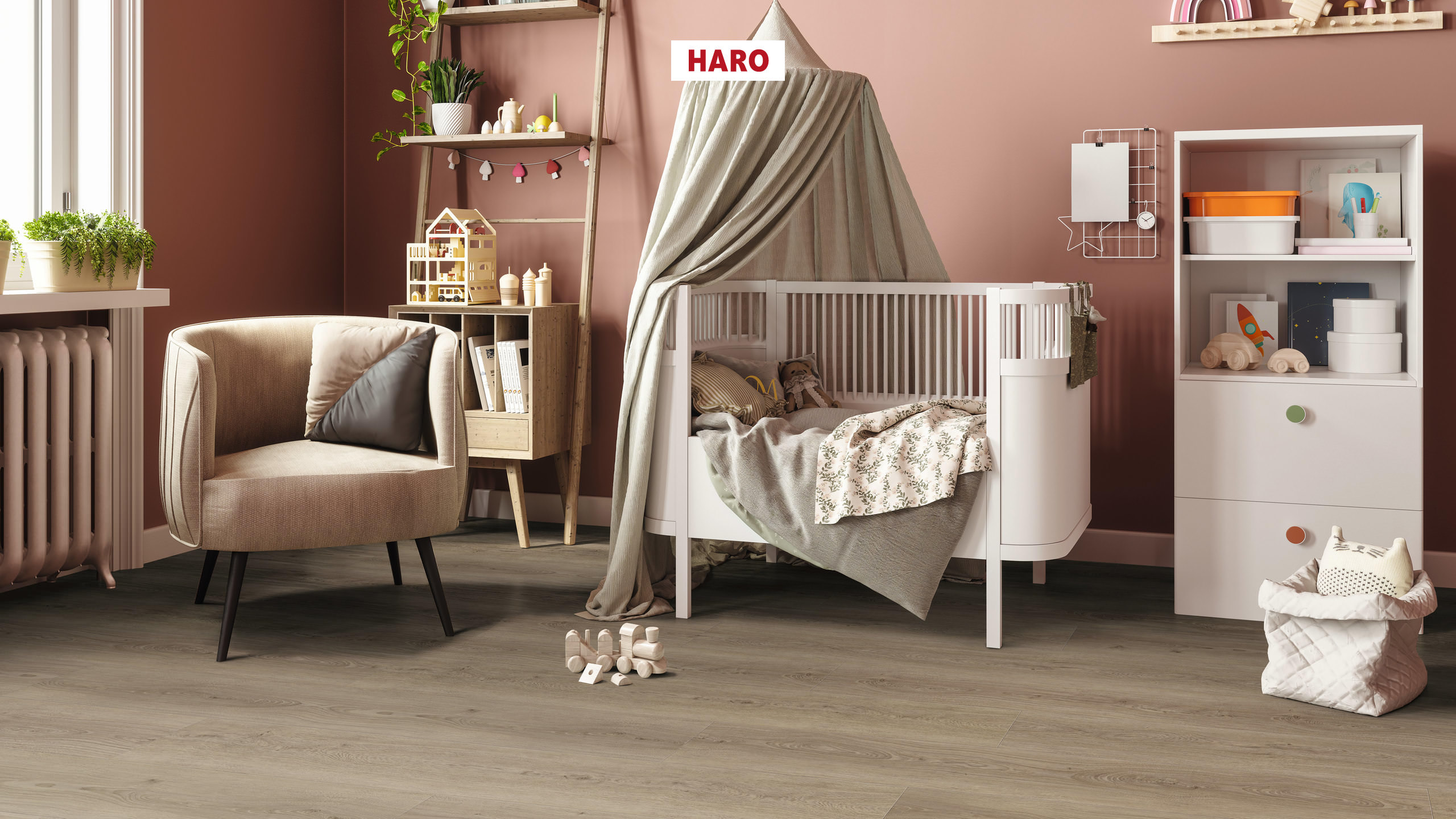 DISANO by HARO ClassicAqua Plank 1-Strip XL 4V Oak Sheffield Grey Brown* authentic Top Connect