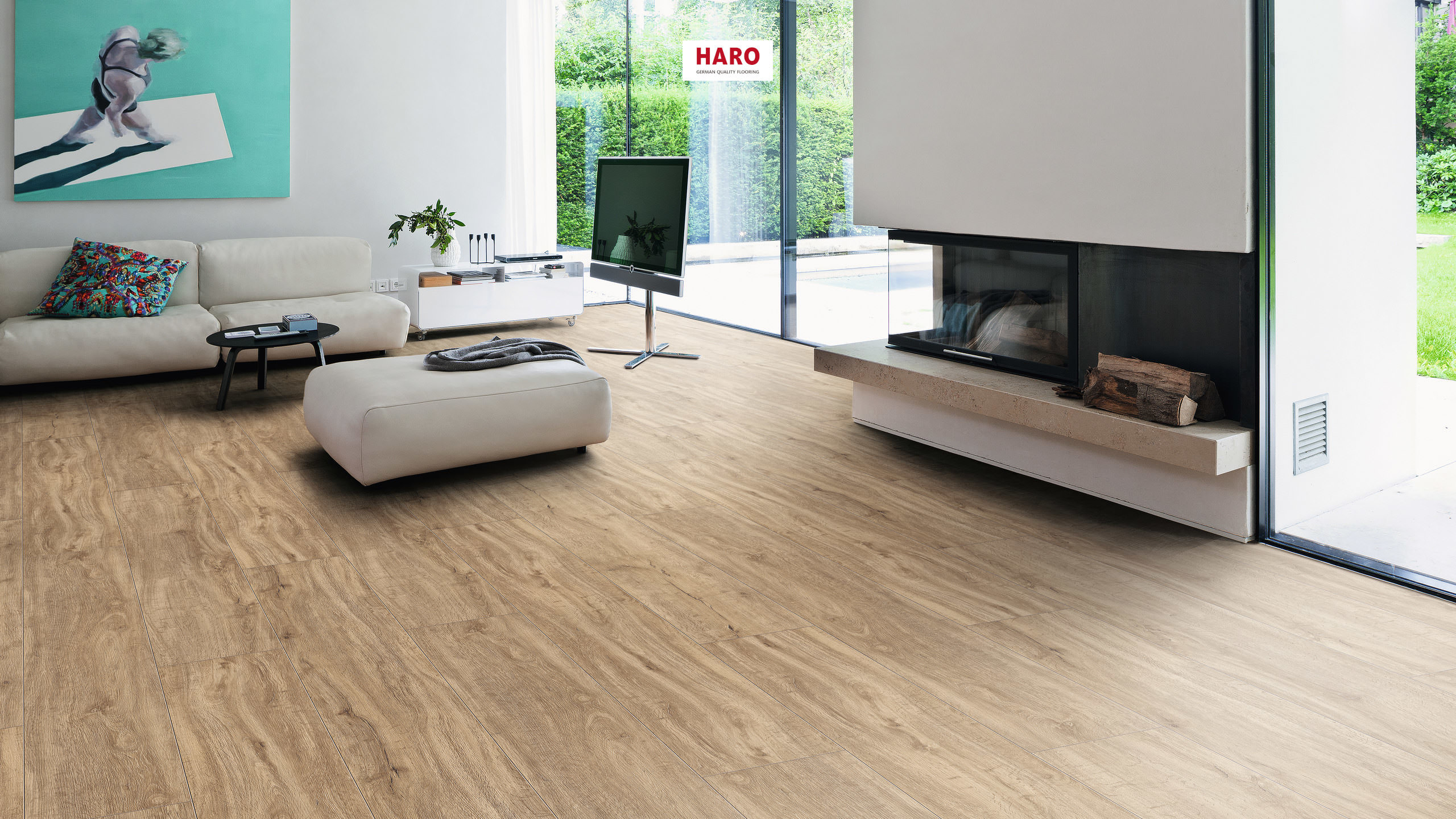 DISANO by HARO ClassicAqua Plank 1-Strip XL 4V Sand Oak* textured Top Connect