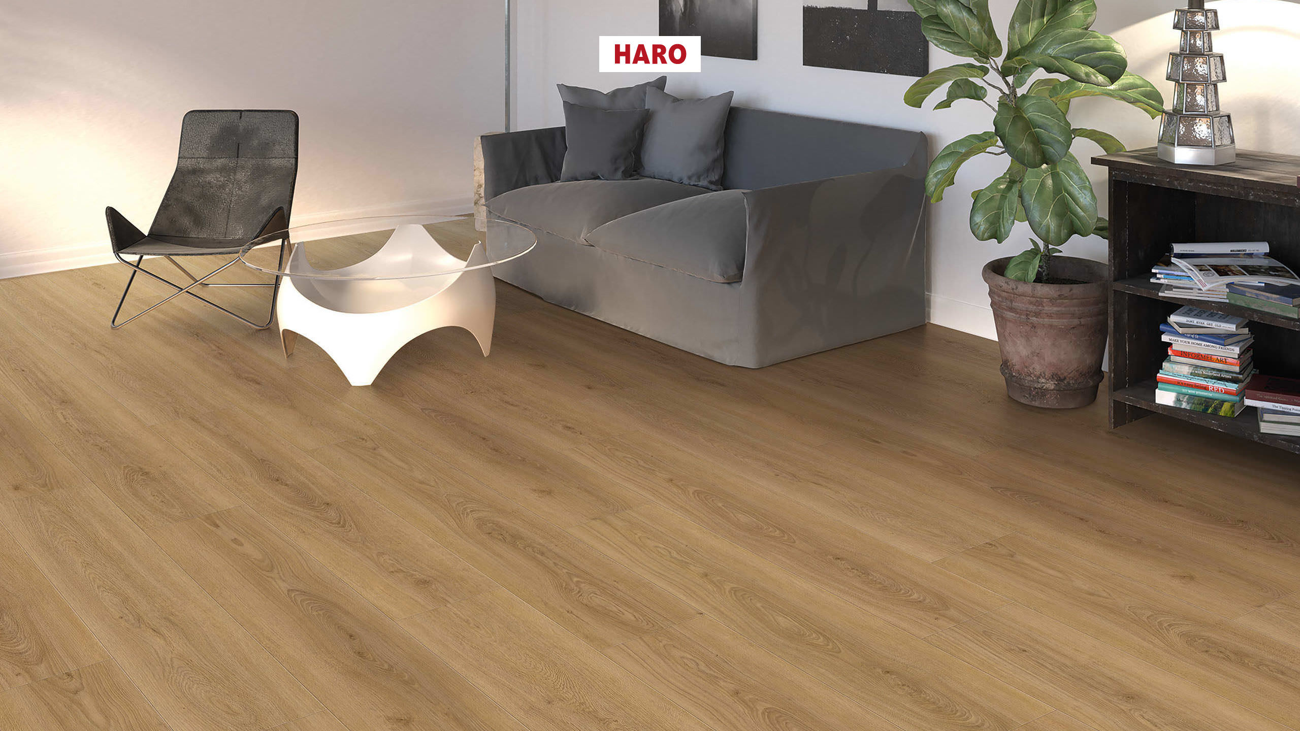 DISANO by HARO LifeAqua Plank 1-Strip 4V Oak Sheffield Honey* authentic Top Connect