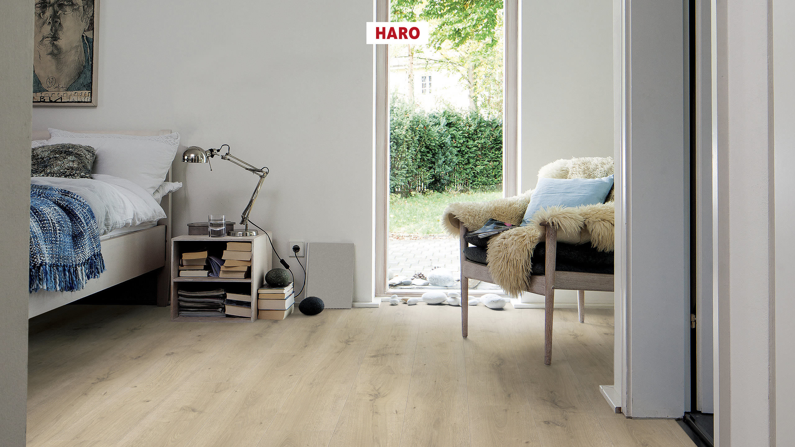 HARO Laminate Floor Special Edition NKL32 Plank 1-Strip 4V Oak Breda Puro* textured Top Connect