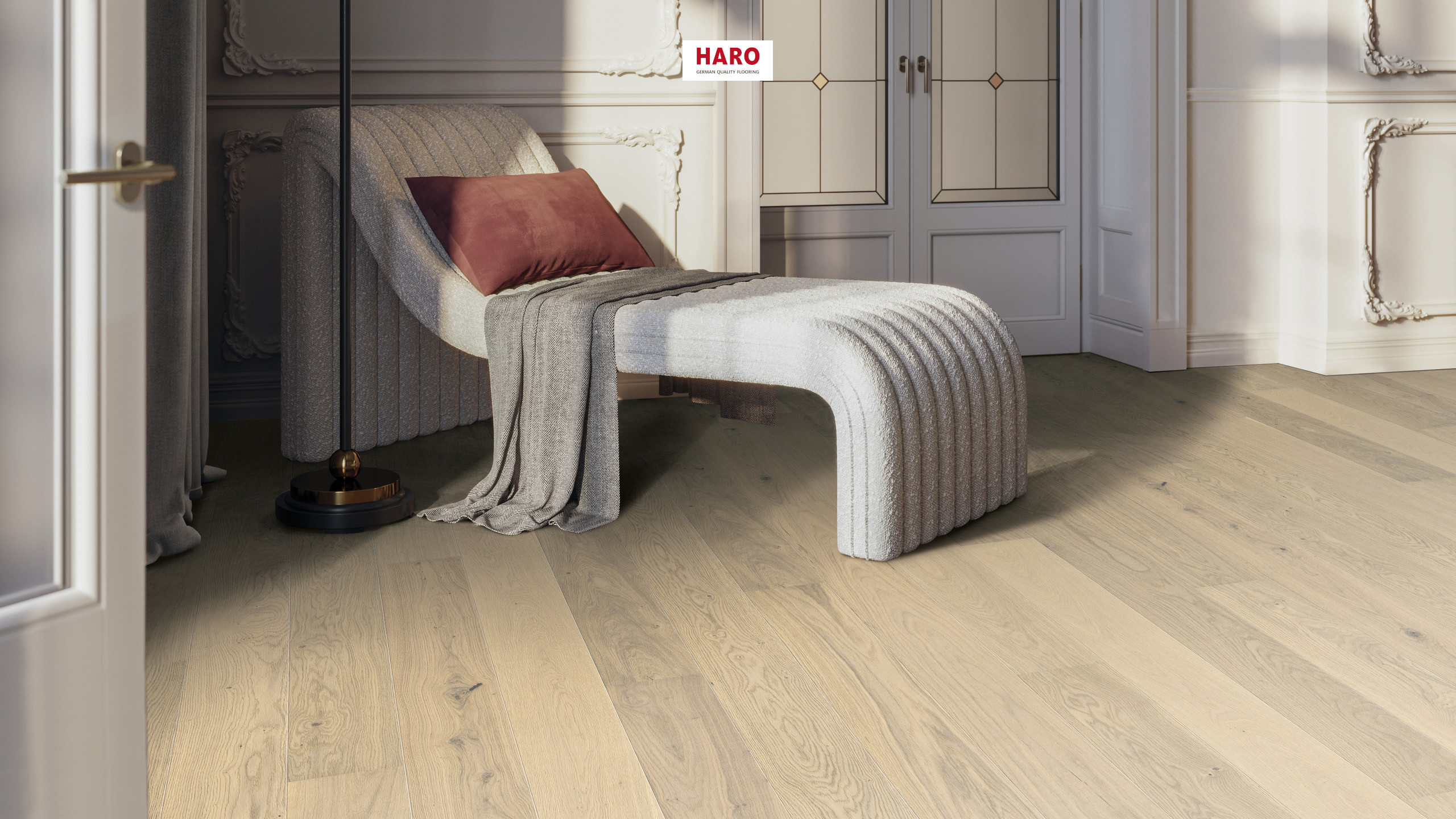 HARO PARQUET 2500 Plank 1-Strip 180 2V Oak Invisible Markant brushed naturaDur Top Connect