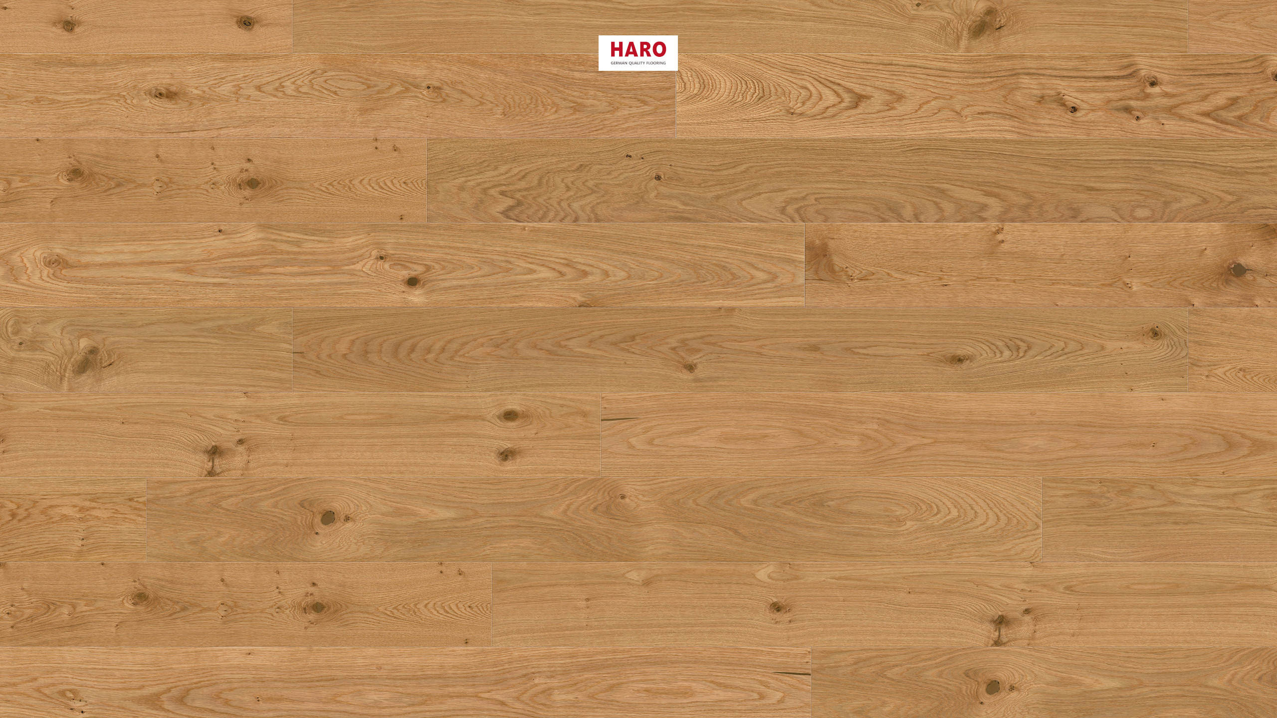 HARO Parquet 4000 1900 mm Plank 1-Strip 180 4V Oak natural brushed matt prefinished Top Connect