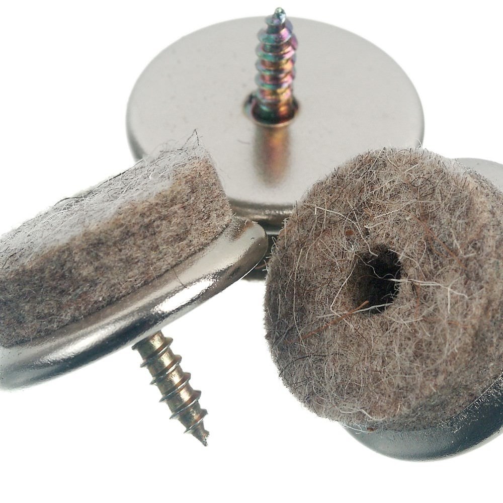 Protectores de fieltro con tornillo Diámetro 24 mm