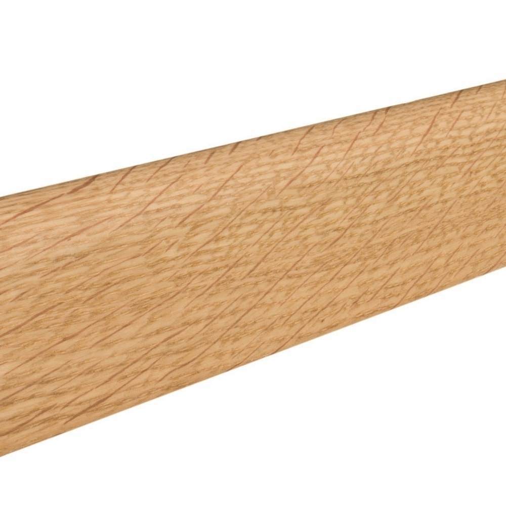 Zócalo, núcleo de madera maciza 19 x 38 mm 2,5m, chapado barnizado en mate Roble