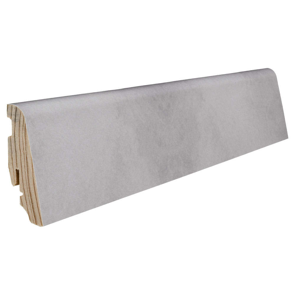 Zócalo insert., núcleo de madera maciza 19 x 58 mm 2,2 m, laminado resistente al agua Hormigón claro*