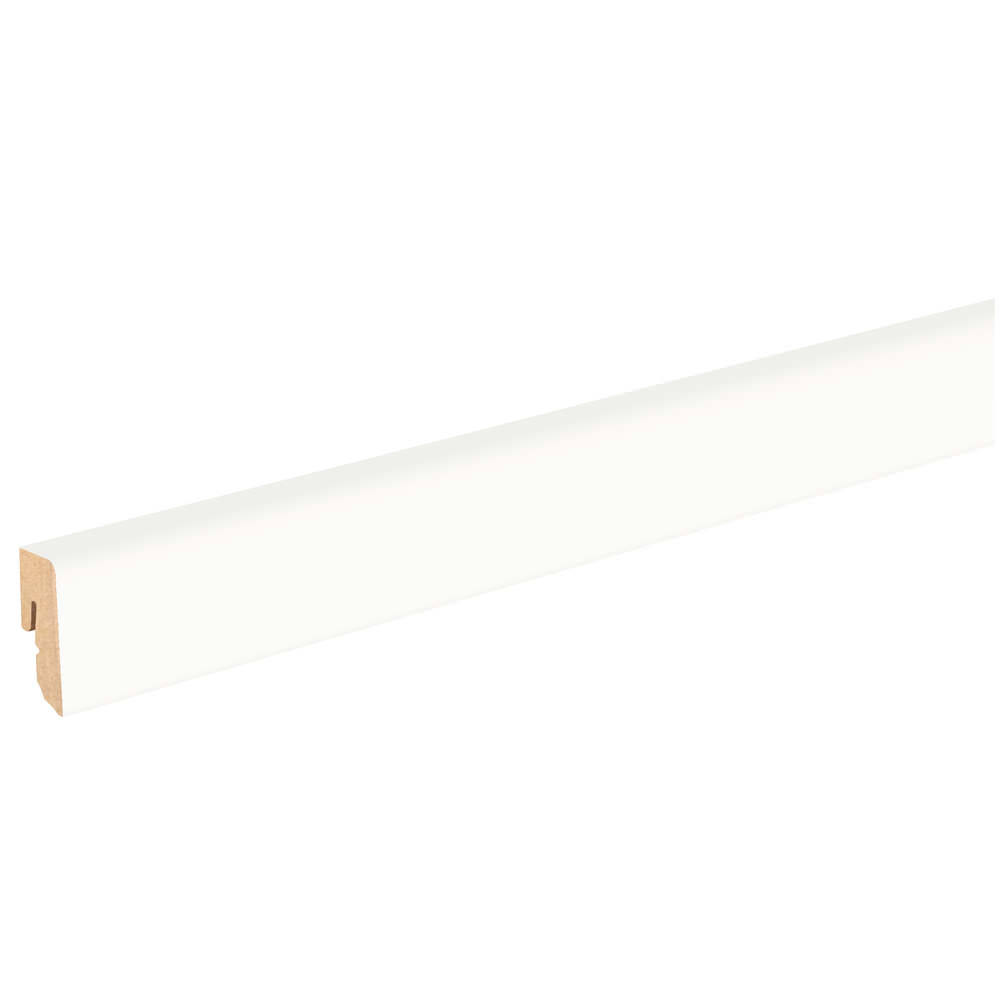 Zócalo insertable 16 x 40 mm cubo 2,2m, laminado blanco