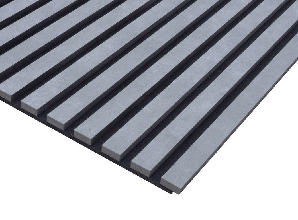 HARO WALL 19 mm Design Stripe Lámina decor. gris hormigón*