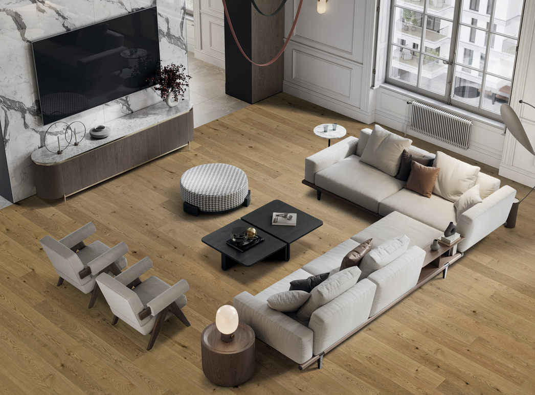 HARO PARQUET 4000 1-lama 180 4V Roble Markant cepillado naturaLin plus Top Connect