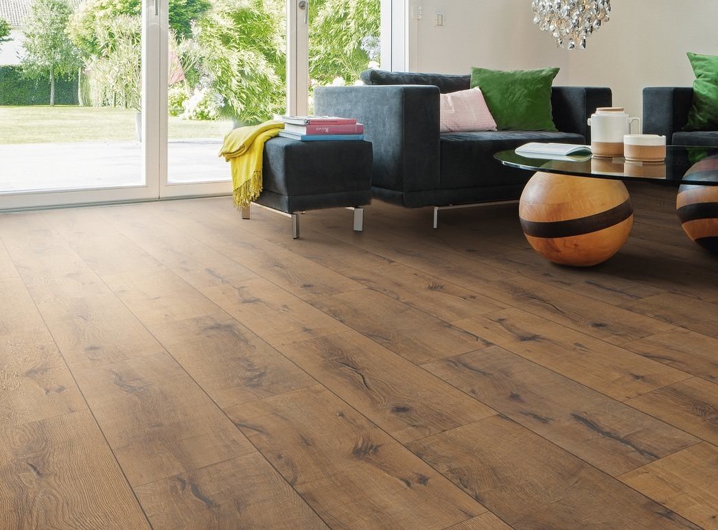 HARO Suelo laminado TRITTY 100 1-lama 4V Roble italica ahumado* authentic Top Connect