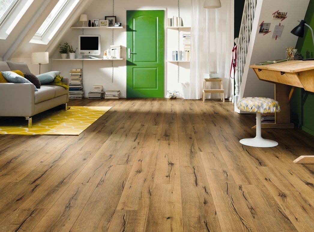 HARO Suelo laminado TRITTY 100 1-lama 4V Roble italica natur* authentic Silent Pro Top Connect