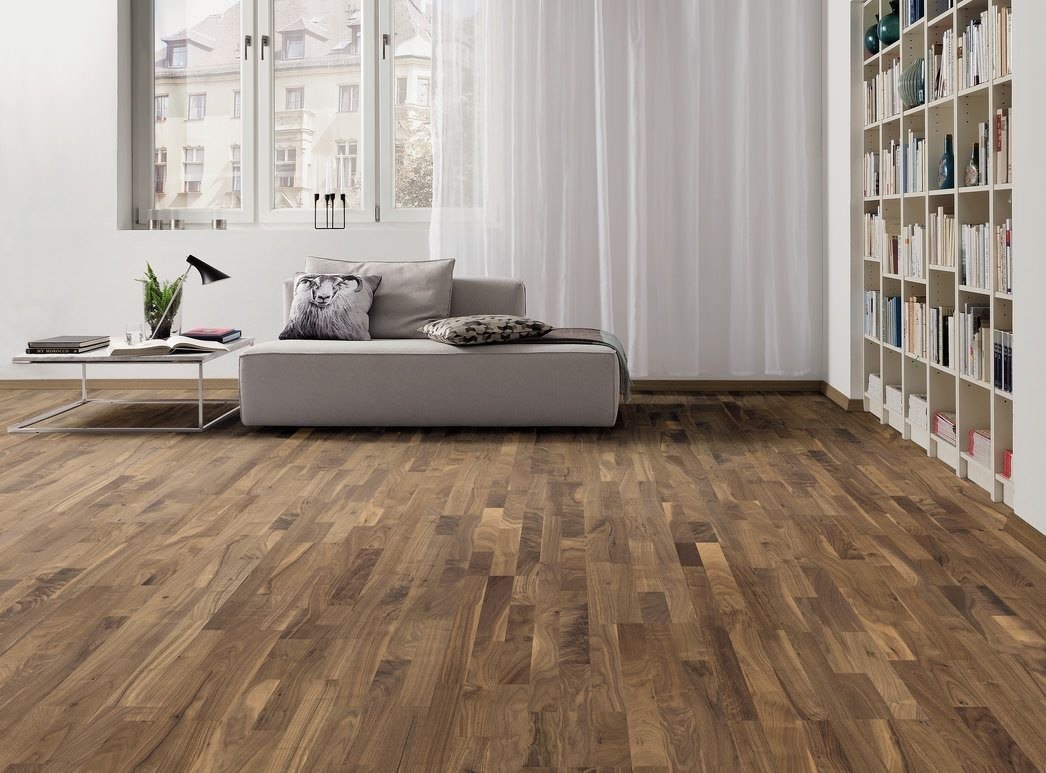 HARO PARQUET 4000 3-lamas Nogal americano Favorit naturaDur Top Connect