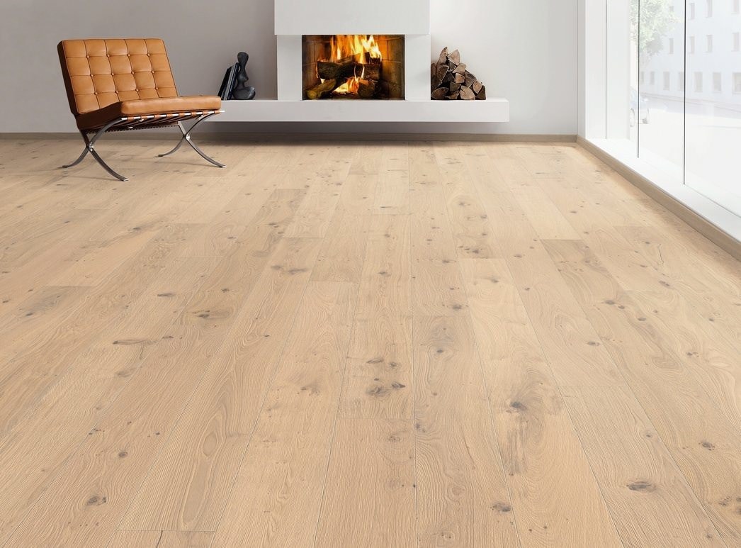 HARO PARQUET 4000 1-lama 180 4V Roble blanco puro Sauvage retro cepillado naturaLin plus Top Connect