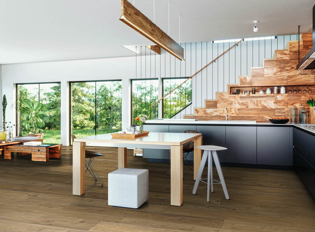 HARO Suelo laminado TRITTY 200 Aqua Gran Via 4V Roble Sicilia natur* authentic mate Top Connect