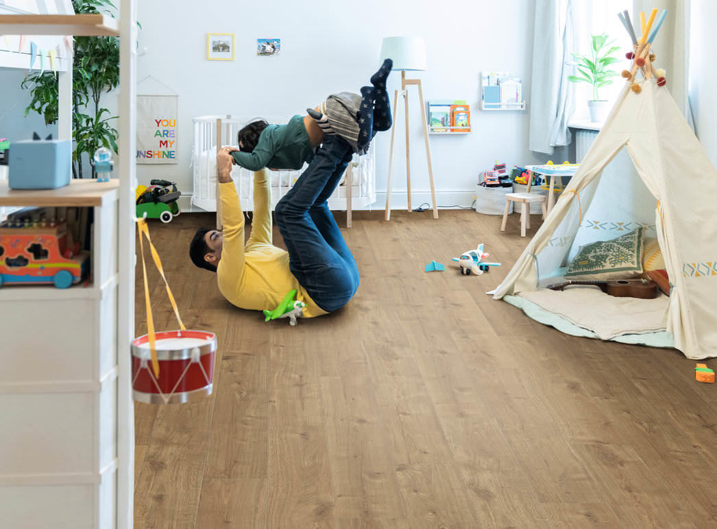 HARO Suelo laminado TRITTY 90 1-lama 4V Roble Savona natur* soft mate Silent Pro Top Connect