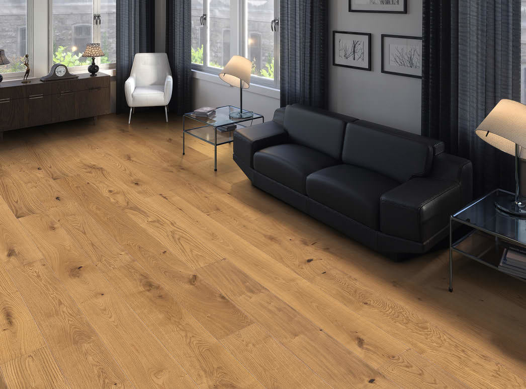 HARO PARQUET 4000 Lama Maxim 4V Roble Sauvage cepillado naturaDur Ranura & lengüeta