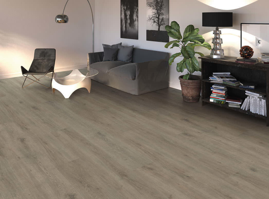 HARO Suelo laminado TRITTY 100 Gran Via 4V Roble Veneto mocca* authentic mate Silent Pro Top Connect