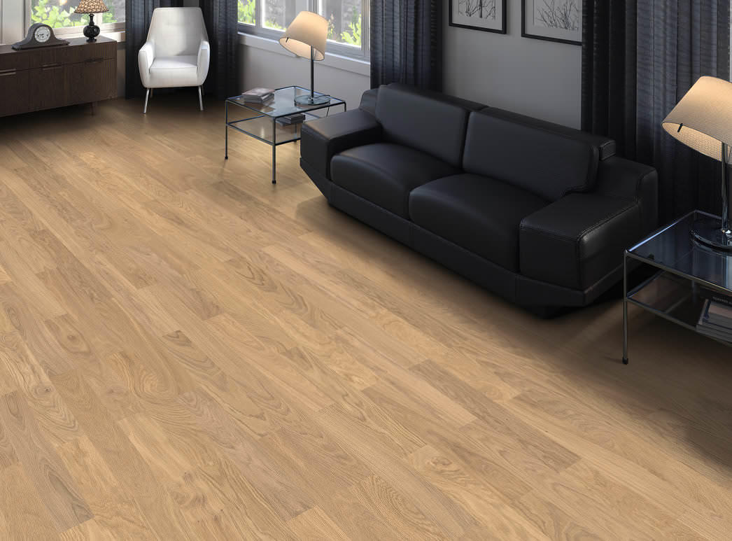 HARO PARQUET 4000 Lama Classico Roble blanco luz Naturale cepillado naturaDur Ranura & lengüeta