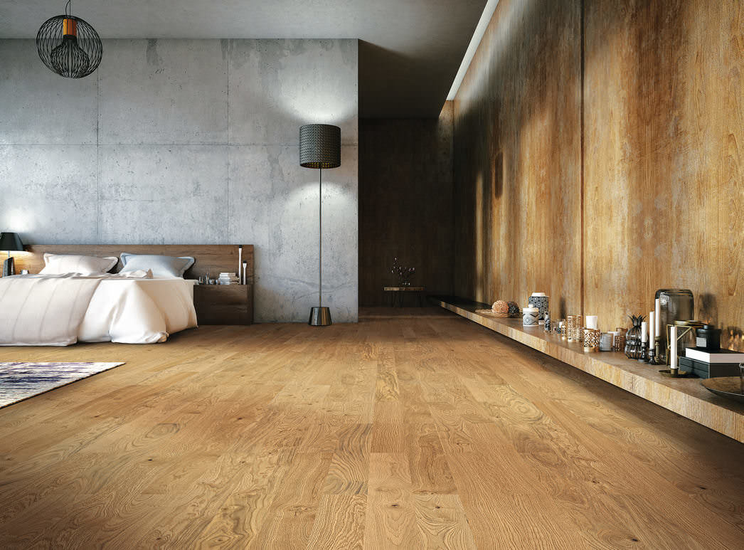 HARO PARQUET 4000 Lama Classico Roble Trend cepillado naturaDur Ranura & lengüeta