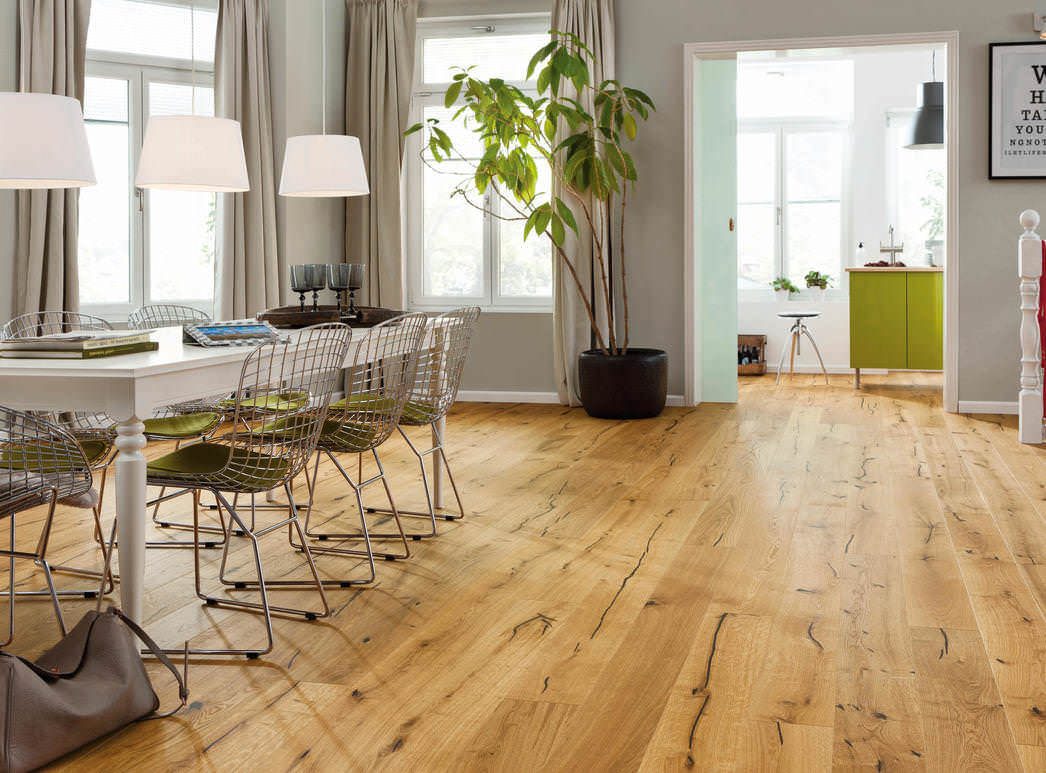 HARO PARQUET 4000 1-lama 180 4V Roble SLH RUSTIC cepillado naturaLin plus Top Connect