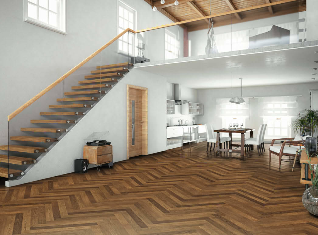 HARO PARQUET 4000 Lama Prestige Roble fumé Markant cepillado naturaLin plus Ranura & lengüeta