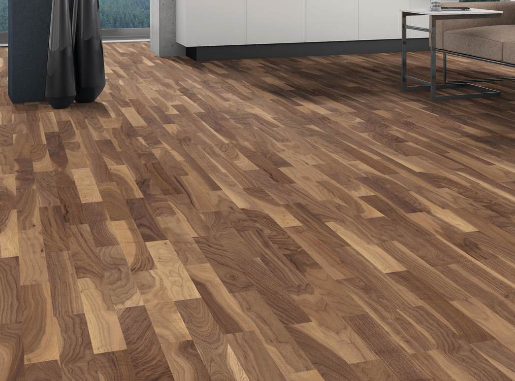 HARO PARQUET 4000 Lama Allegro Nogal americano Favorit naturaDur Ranura & lengüeta