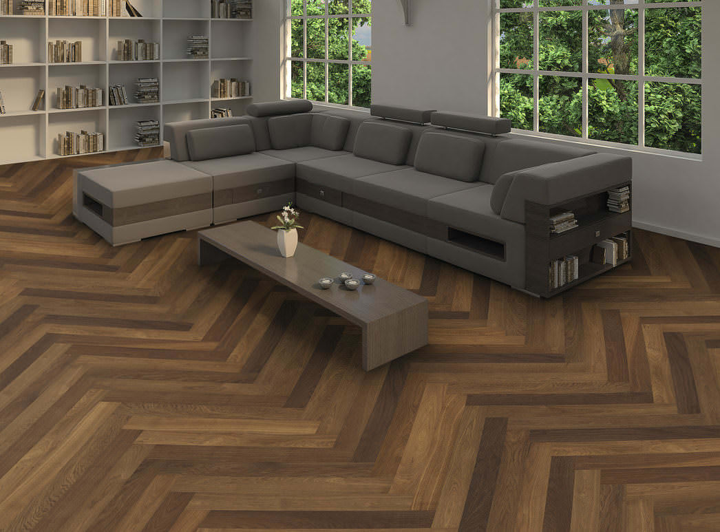 parkettmanufaktur by HARO 4000 Lama Prestige Roble fumé Selectiv cepillado oleovera Ranura & lengüeta