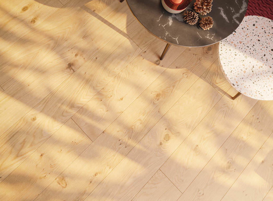 HARO Parquet 4000 1900 mm 1-lama 180 4V Roble natural cepillado barnizado mate Top Connect