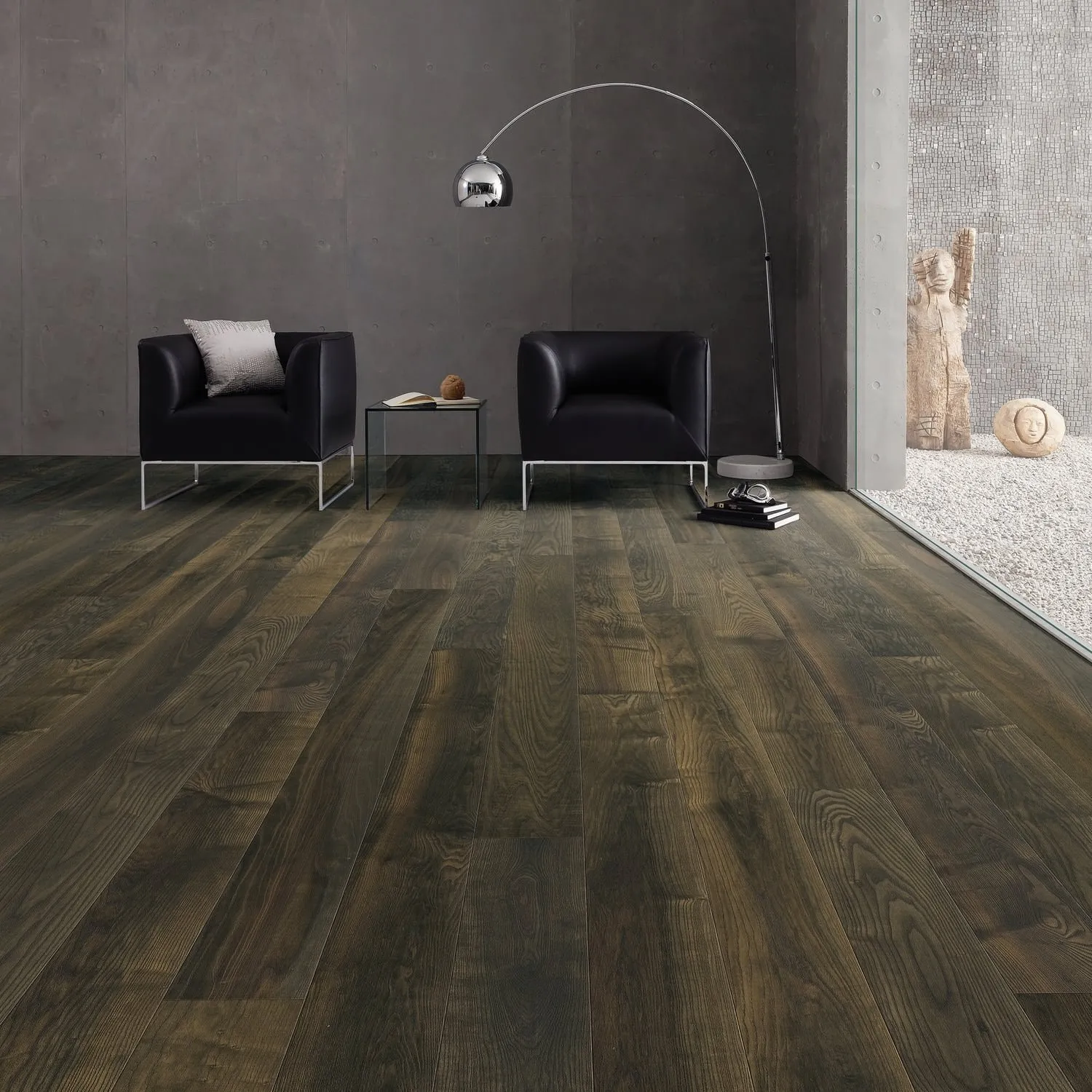 Produktbild 3 1-lama 4V Fresno gris olivo Expressiv cepillado