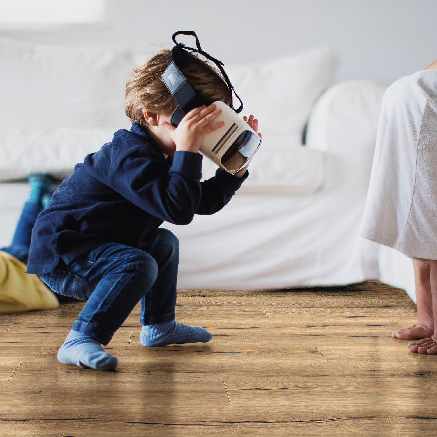 HARO Suelo laminado TRITTY 90 1-lama 4V Roble italica creme* authentic Silent CT Top Connect