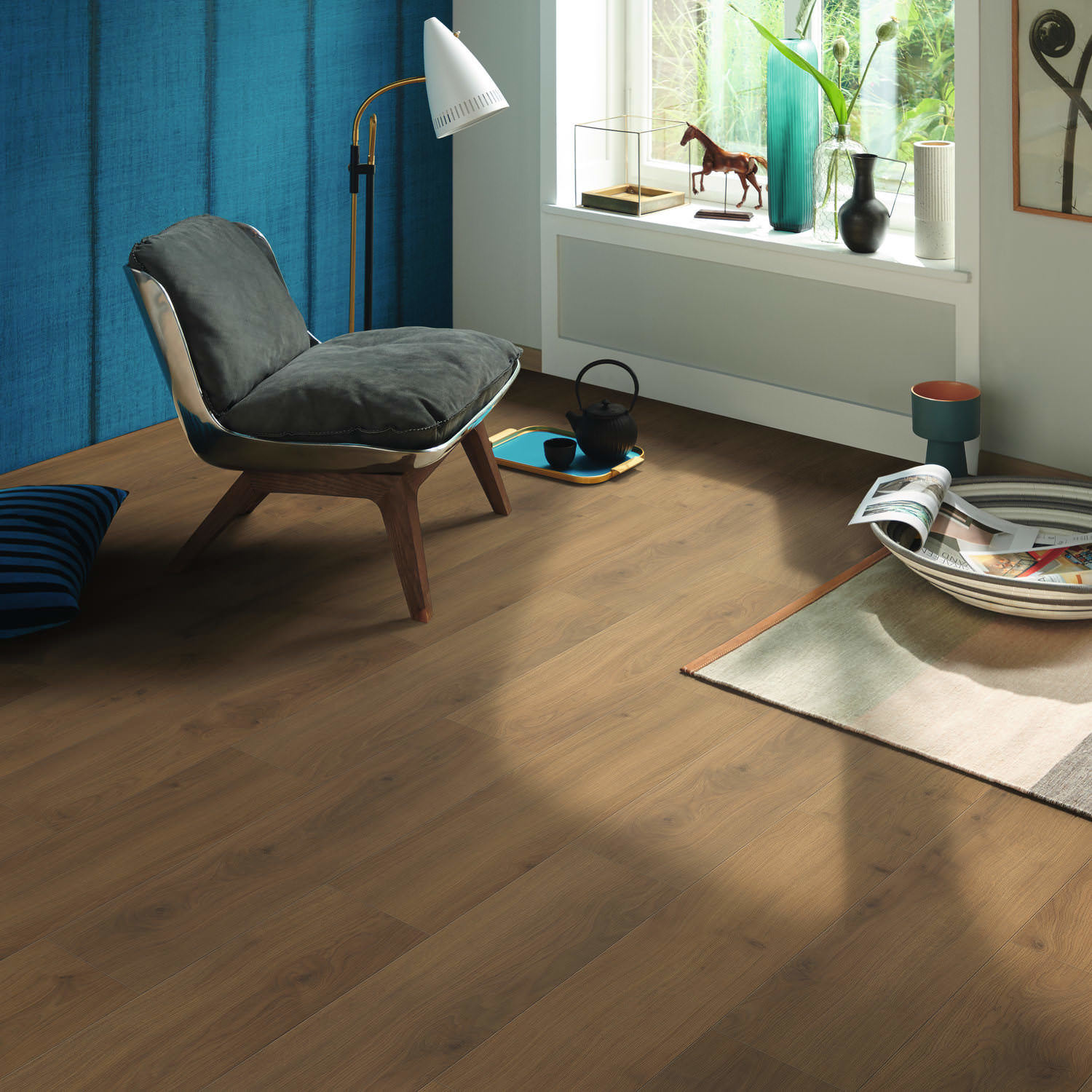 HARO Suelo laminado TRITTY 200 Aqua 1-lama 4V Roble Emilia miel* authentic soft Silent Pro Top Connect