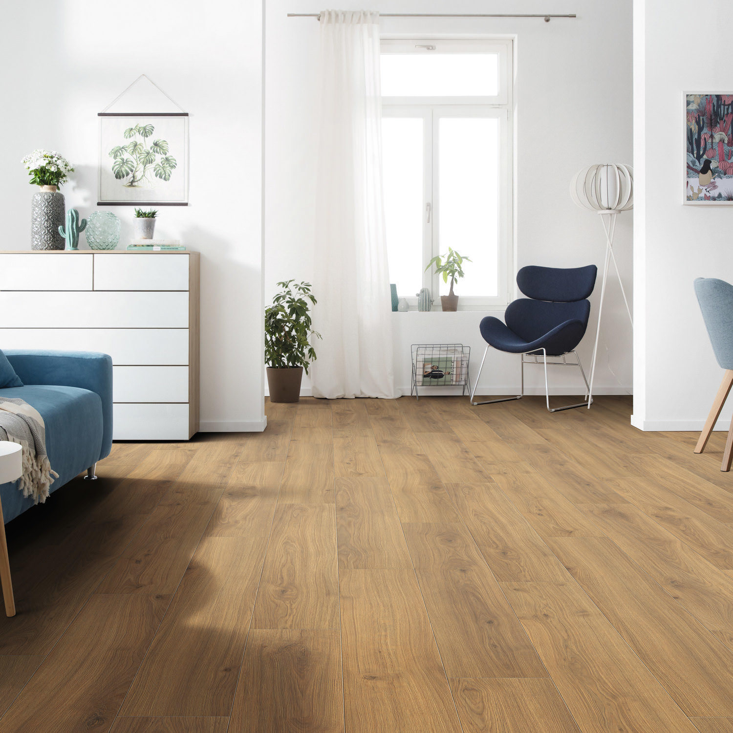 HARO Suelo laminado TRITTY 200 Aqua 1-lama 4V Roble Emilia miel* authentic soft Silent Pro Top Connect