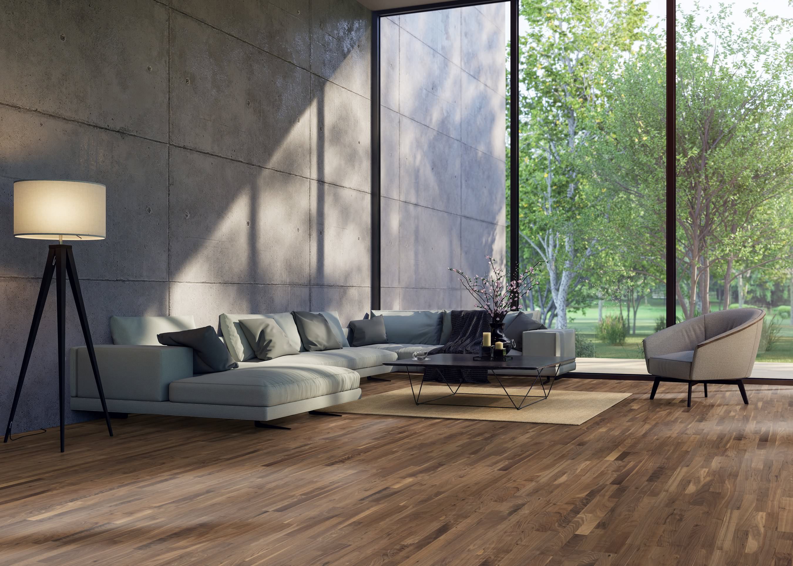 HARO PARQUET 4000 3-lamas Nogal americano Favorit naturaDur Top Connect