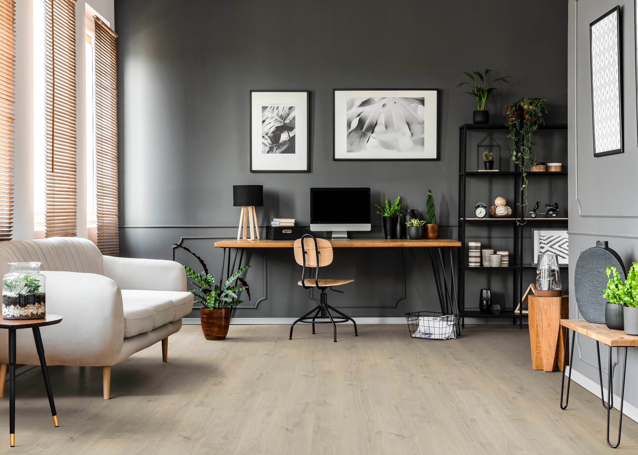 HARO Suelo laminado TRITTY 90 1-lama 4V Roble Torri gris* authentic Silent Pro Top Connect