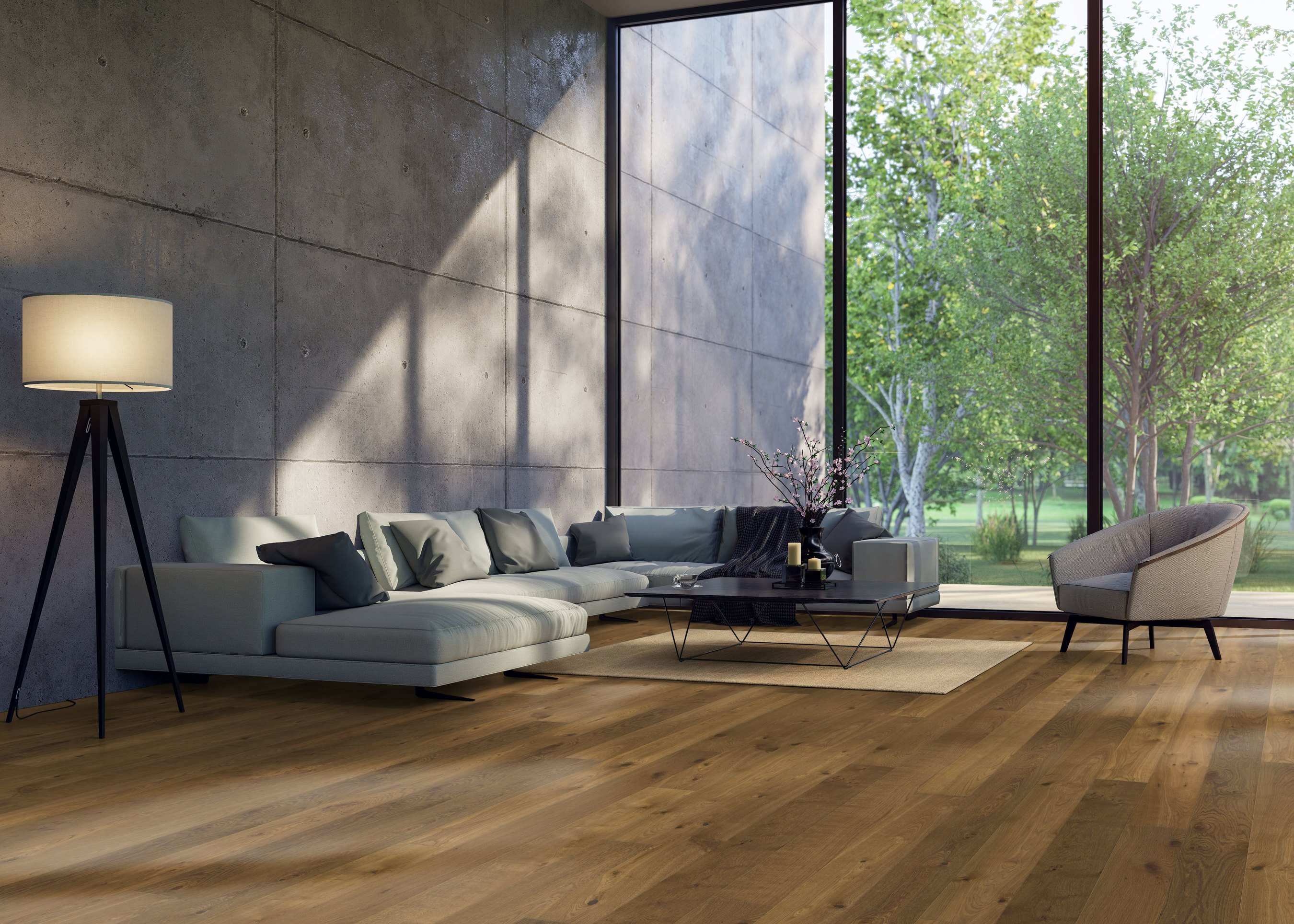 HARO PARQUET 4000 1-lama 180 4V Roble fumé Sauvage cepillado naturaLin plus Top Connect