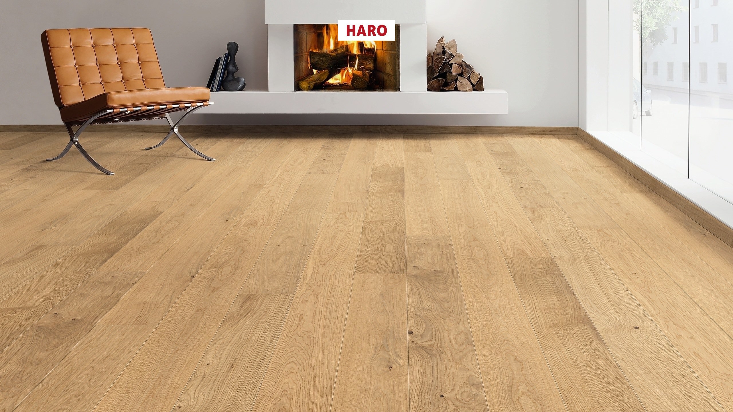 HARO PARQUET 4000 1-lama 180 2V Roble Markant cepillado permaDur Top Connect