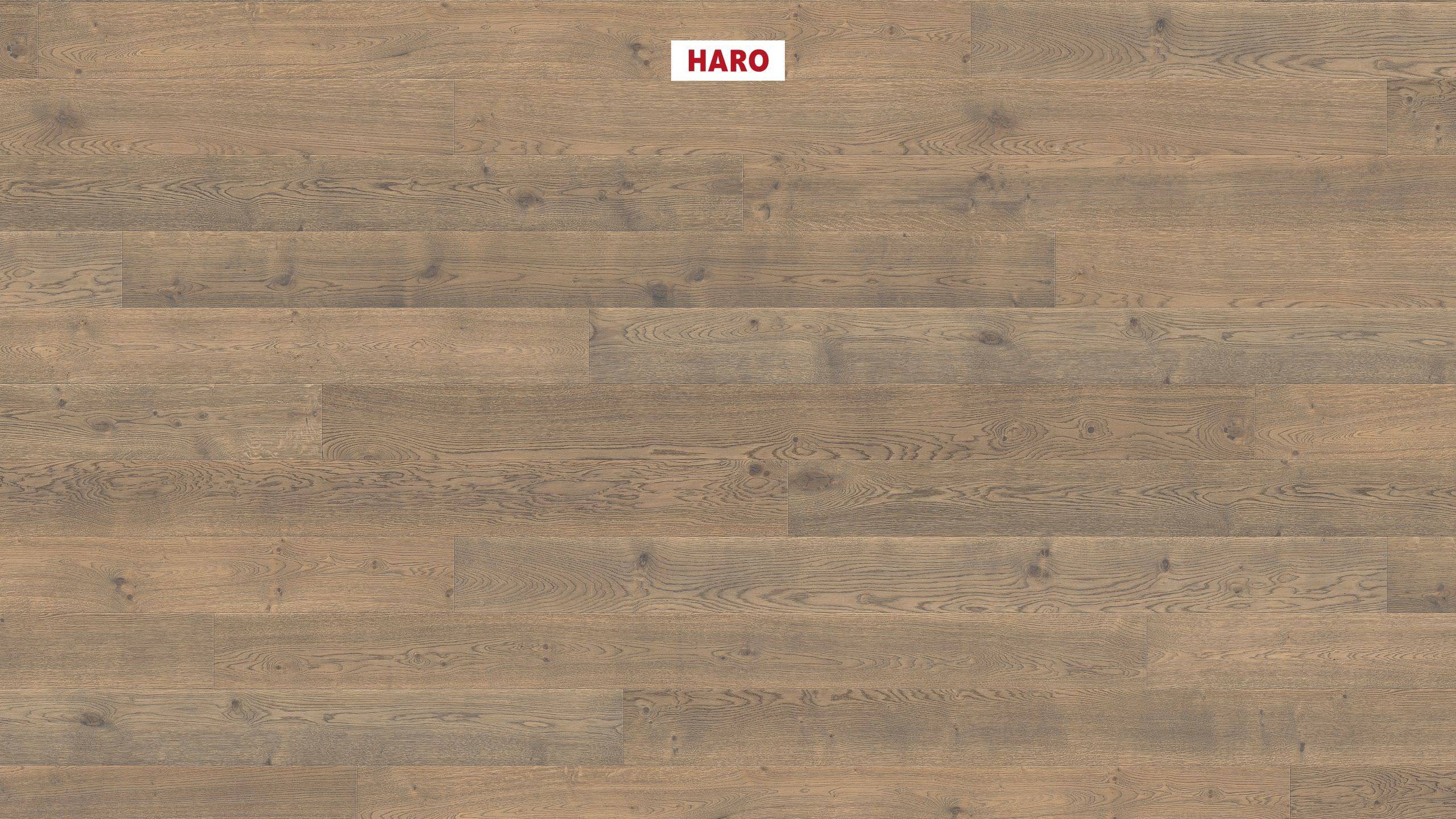 HARO PARQUET 4000 1-lama 180 4V Roble gris tabaco Sauvage retro cepillado naturaLin plus Top Connect