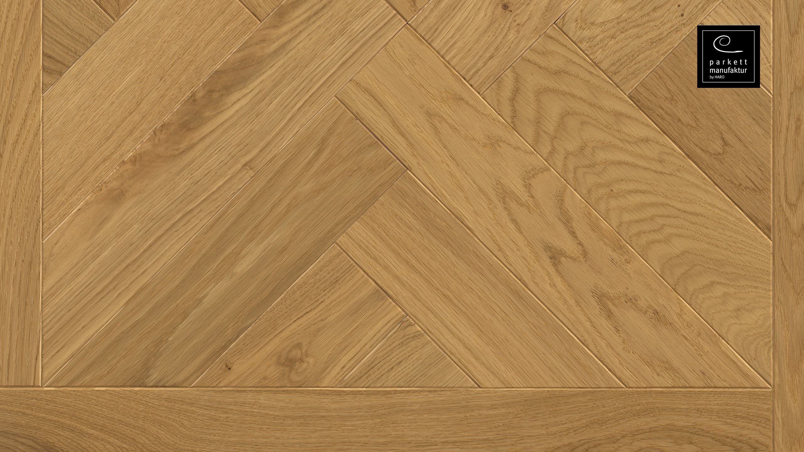 parkettmanufaktur by HARO 18 mm Baldosa St. Andrew 4V Roble oleovera Ranura & lengüeta