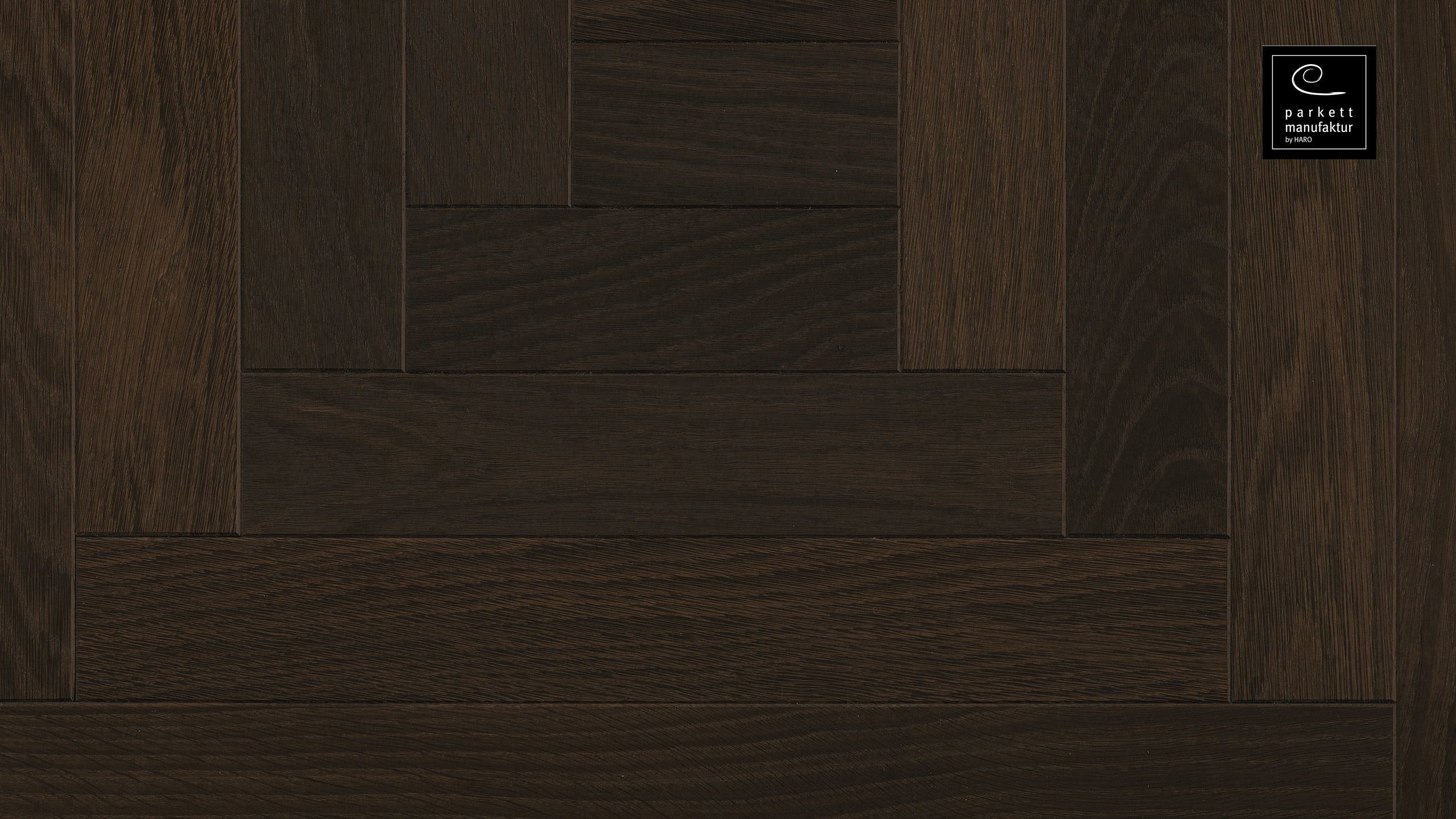 parkettmanufaktur by HARO 18 mm Baldosa Loop 4V Roble ópalo oleovera Ranura & lengüeta