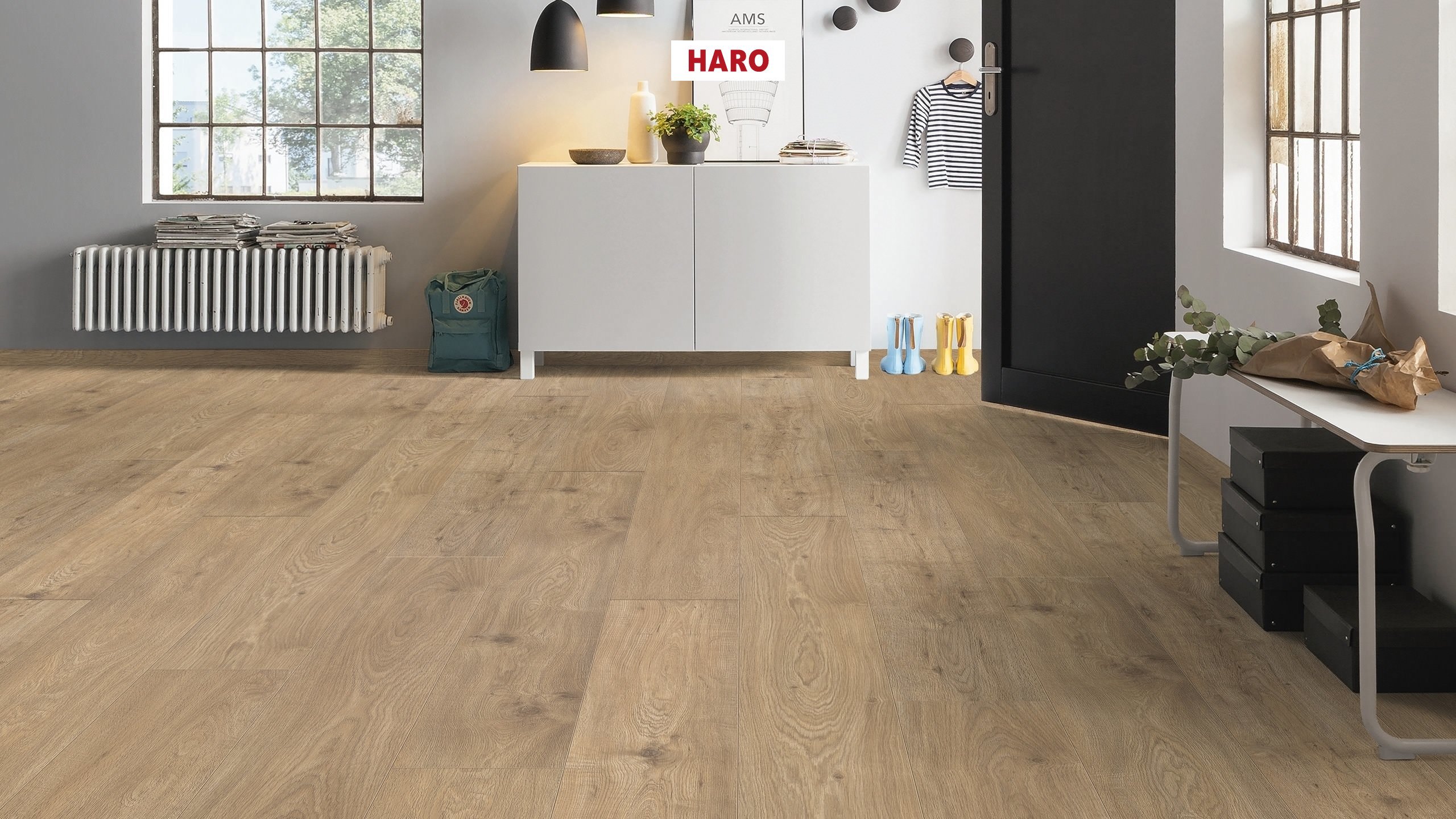 HARO Suelo laminado TRITTY 200 Aqua Gran Via 4V Roble Sicilia puro* authentic mate Silent CT Top Connect